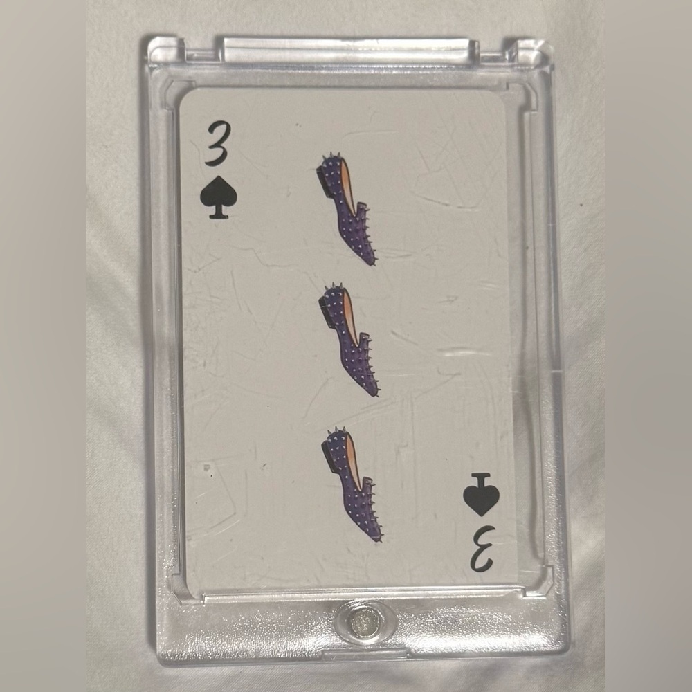 Christian Louboutin limited Edition! Collectors Card Encased in Heavy Plastic.